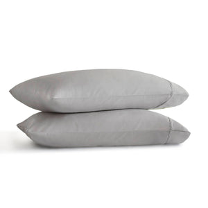 JLA Home Harbor House - Sateen Pillowcase Set crafted from Egyptian cotton 400TC for hotel-quality softness, breathable luxury Grey HHD21-1946