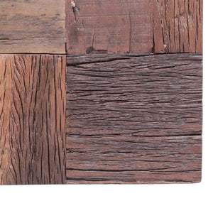 English Elm CONSOLE Boho Glam Recycled Wood Top Console Table with Silver Stainless Steel Frame, 43.5"W, Natural W2297P188660