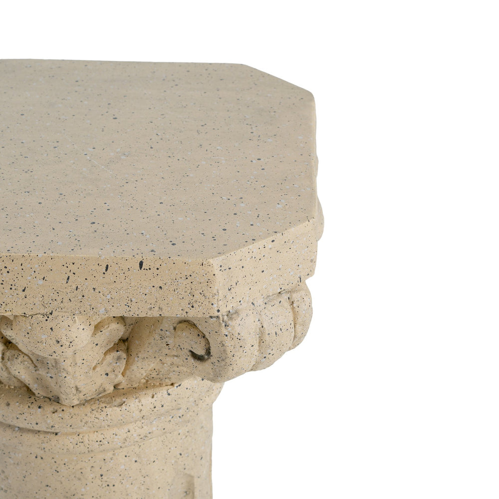 English Elm Christopher Knight Home® - Pedestal Column Plant Stand - 26.25 Inches Tall, Durable Indoor/Outdoor Display For Plants & Decor N772P261951S