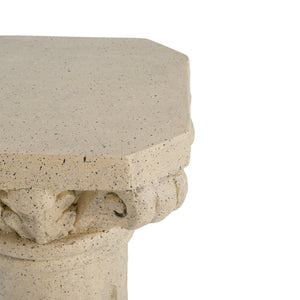 English Elm Christopher Knight Home® - Pedestal Column Plant Stand - 26.25 Inches Tall, Durable Indoor/Outdoor Display For Plants & Decor N772P261951S