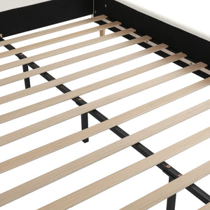 English Elm Christopher Knight Home® - Queen Size Upholstered Platform Bed In Soft Boucle Fabric With Wingback Headboard, Modern Design N757Q246186W