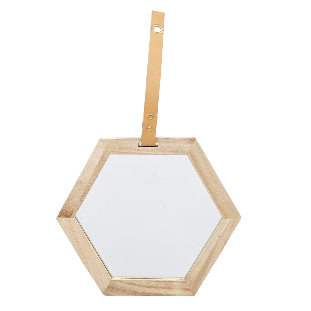 English Elm Harlan Hexagon Mirror - Modern Scandinavian Design, Lightweight Wall Decor For Any Room'S Style W2078P218035