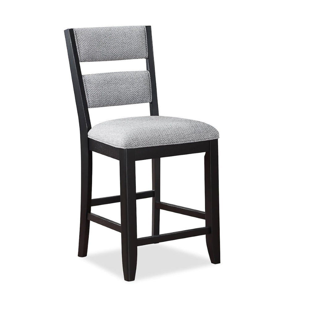 English Elm Kara Upholstered Counter Height Dining Chairs Set of 2 with Solid Wood Frame B056P416861