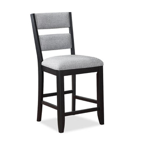 English Elm Kara Upholstered Counter Height Dining Chairs Set of 2 with Solid Wood Frame B056P416861