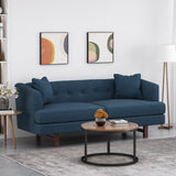 Christopher Knight Home® - Noble House - Mableton Mid-Century Modern Upholstered 3 Seater Sofa