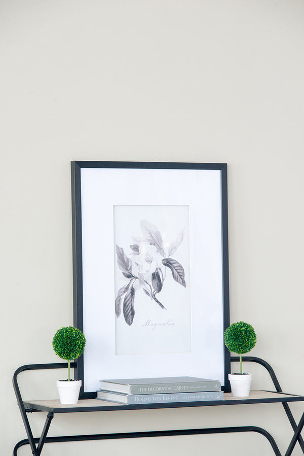 English Elm S/3 Mini Faux Topiaries in Cream Pots — Set of 3 Table Centerpiece, Lifelike Greenery for Home Decor W2078P294233