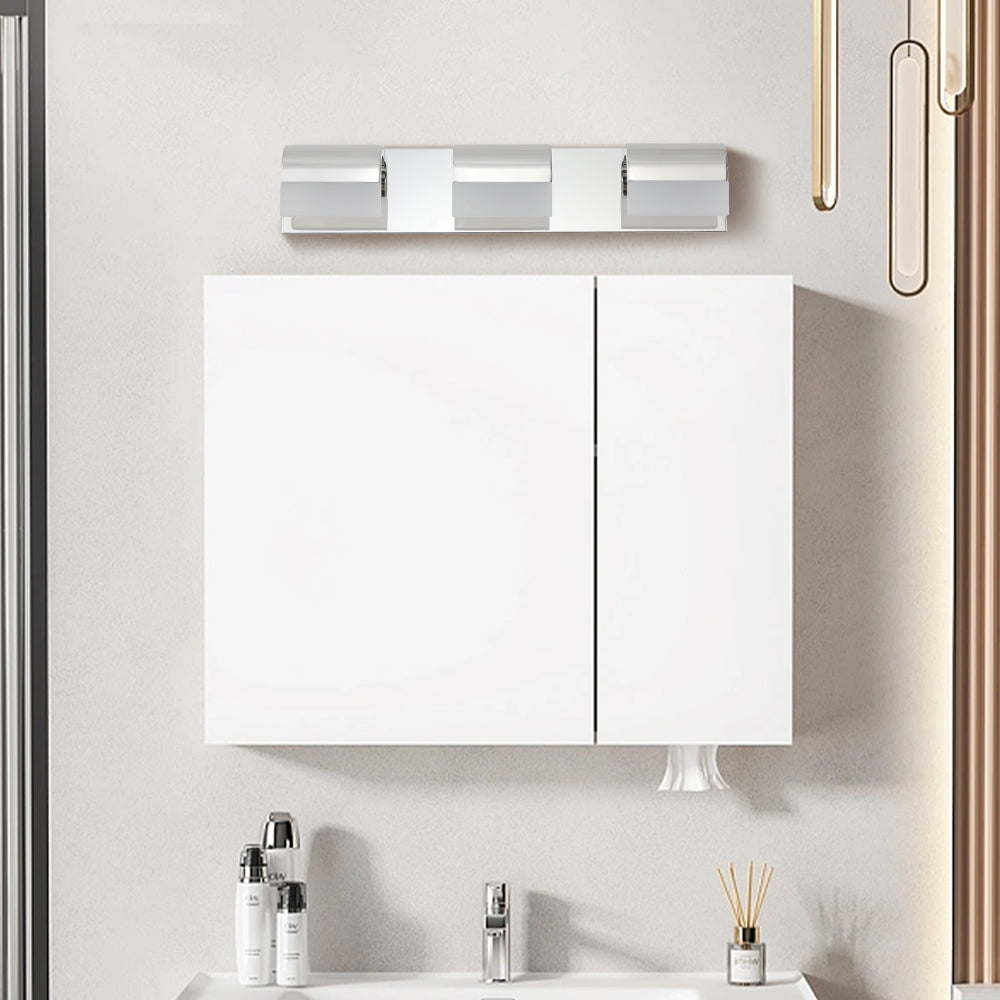 English Elm Bathroom Vanity Lighting - Modern 3-Light Led Fixture For Bright, Energy-Efficient Bathroom Illumination W2312P374898