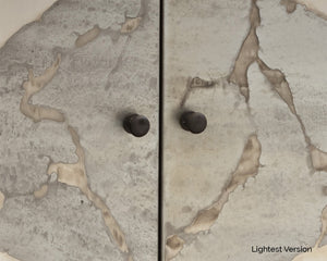 Sunpan Arlington Sideboard - Unique Patina Finish with Black Iron Frame, Handcrafted by Skilled Artisans Large - 72W x 17D x 30H