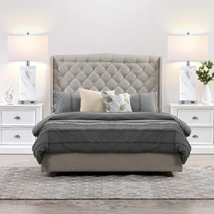 English Elm Touch Touch Control Table Lamps Set of 2 Ceramic Bedside Lamps with USB Ports AC Outlet 3-Way Dimmer W3355P369117