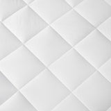 Madison Park Quiet Nights Casual 300 Thread Count Cotton Sateen Waterproof Mattress Pad BASI16-0249 White