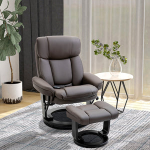 English Elm HOMCOM Electric Lift Recliner Chair with Remote Control, Supportive Foam & Pocket Storage for Seniors Brown W2225P217950