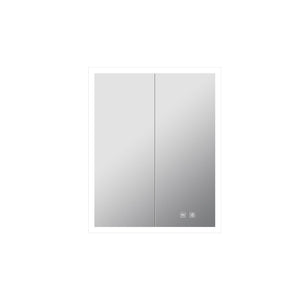 English Elm Mesa Frameless Led Medicine Cabinet with Defogger Aluminum Build for Modern Bathrooms B2731P478360