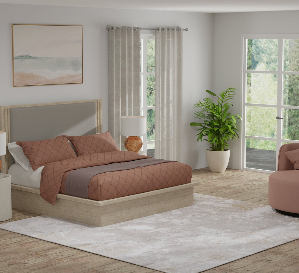 Feizy Rugs Sonora Abstract Watercolor Area Rug – Durable, Stain Resistant, Modern & Eclectic Home Decor Accent Gray,Ivory,Brown Polypropylene,Polyester,Viscose Snr39plfivybgef05