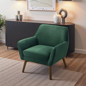 English Elm Mina Italian Inspired Vegan Leather Swivel Barrel Lounge Chair for Modern Living B183P423287
