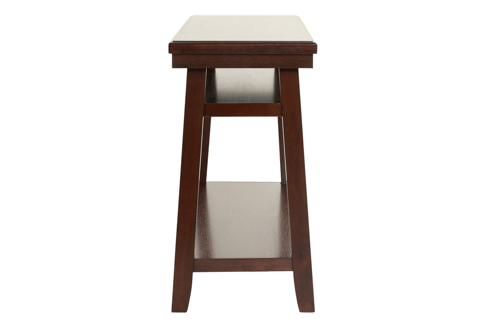 English Elm Bold Modern Walnut Console Table with Open Shelf, Solid Rubberwood Legs, 47" x 16" x 30" for Living Room B011P396187