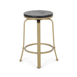 Christopher Knight Home® - Noble House - Skyla Modern Industrial Swiveling Counter Stool (Set of 2)