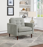 OSP Home Furnishings Grayburn Mid-Century Chair Smoke