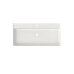 English Elm Stone Resin Vessel Basin Sink Sculptural Countertop Design for Modern Bathrooms T3785P355780