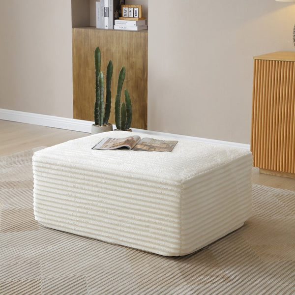 English Elm 105'' Modular Cloud Sectional with Deep Cushions Corduroy Upholstered Living Room Couch W1117S00318