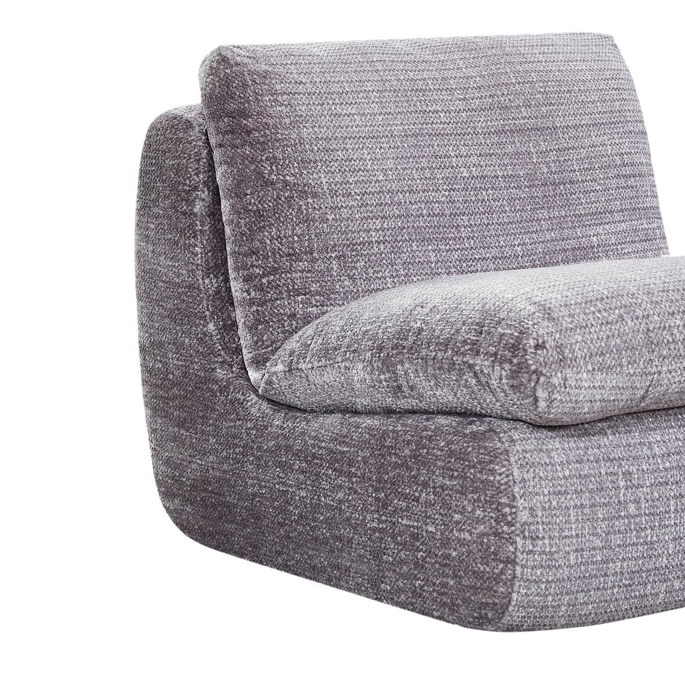 English Elm Liyasi Ergonomic Full Compression Sofa Chair with Memory Foam, Plush Fabric Comfort for Lounging(read) Grey W820P278097