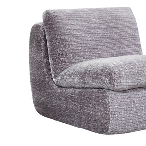 English Elm Liyasi Ergonomic Full Compression Sofa Chair with Memory Foam, Plush Fabric Comfort for Lounging(read) Grey W820P278097
