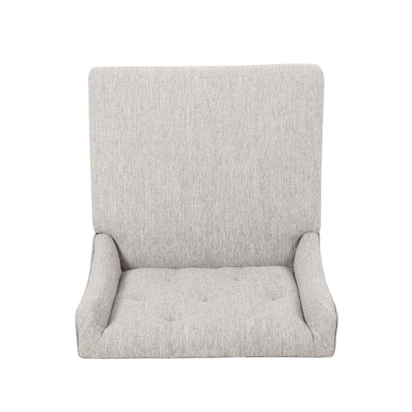 English Elm Vienna Wingback Counter Stools Set of 2 Tufted Fabric Nailhead Kitchen Bar Seating 64854.00LGRY