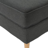 Christopher Knight Home® - Noble House - Milton Mid Century Modern Dark Grey Fabric Ottoman