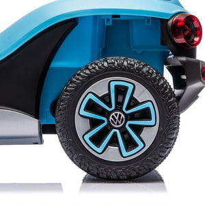 English Elm 12v Licensed Volkswagen Beetle Ride on Car with Remote Control and Suspension for Kids Blue W1578P418192