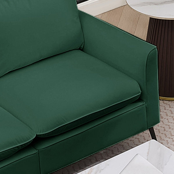 English Elm Ts Cat Paw Faux Leather Accent Chair Nordic Retro Single Seat for Bedroom Lounge Green W2311P457723
