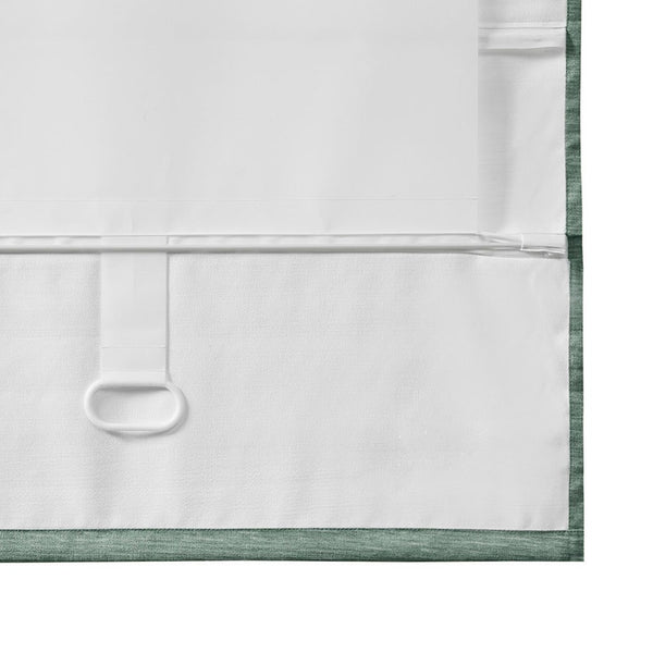 English Elm Printed Faux Silk Room Darkening Cordless Roman Shade | OEKO-TEX, Thermal Foam Backing, Easy Care B035129684