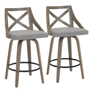 English Elm Dining/accent Chair Solid Wood Tapered Legs Cream Upholstery Mid-century Modern Seating B202P471207