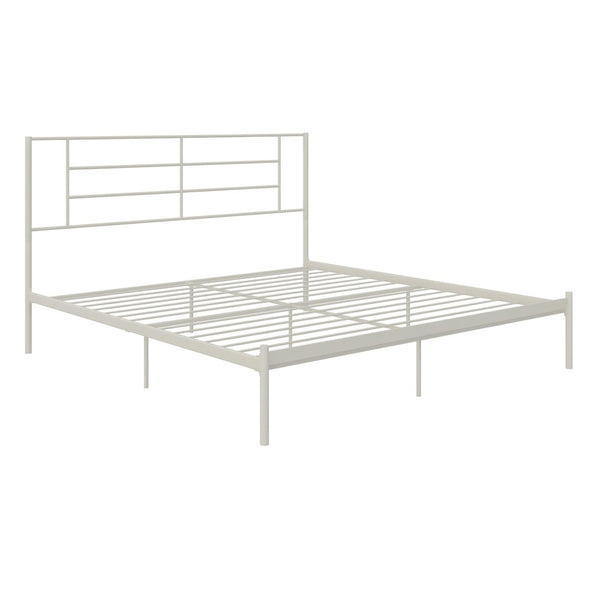 English Elm Praxis Metal Platform Bed Minimalist Steel Frame with Under Bed Storage Space B2733P444612