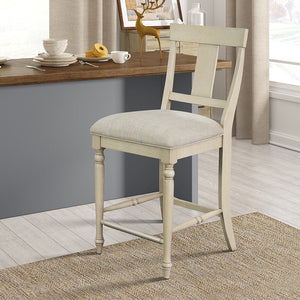 Martha Stewart Fiona Farm House Counter stool MT104-1185 Light Grey