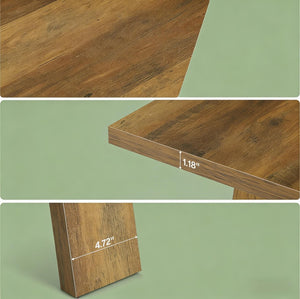English Elm Bar Table Two Tier Industrial Metal Frame Open Shelf Home Kitchen Entertaining Stand T3971P454226