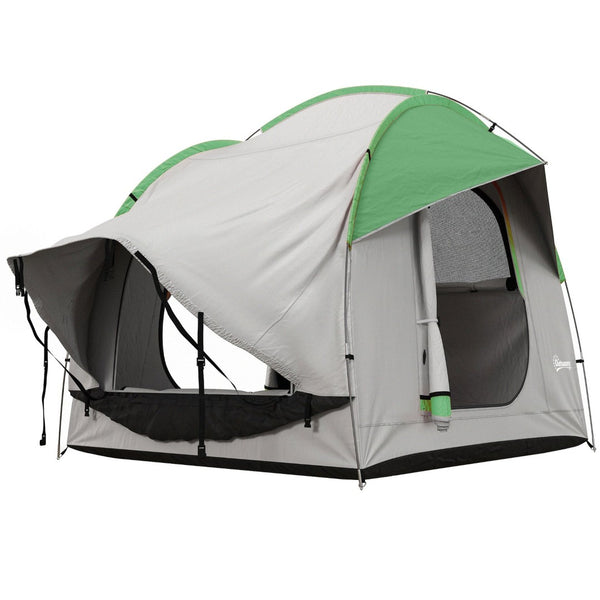English Elm Outsunny Waterproof Suv Camping Tent for 5 to 6 Person Tailgate Outdoor Adventure Grey W2225P200549