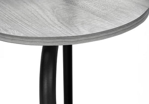 English Elm Dining Small 3-Piece Table Set for Apartments and Nooks — Easy-Clean Laminate Top, Space-Saving Chairs, Modern Design Grey 36 L x 24 W x 6 H B2710P218843