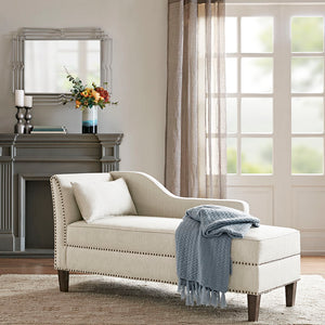 Madison Park Trinity Transitional Accent Chaise MP102-0854 Ivory