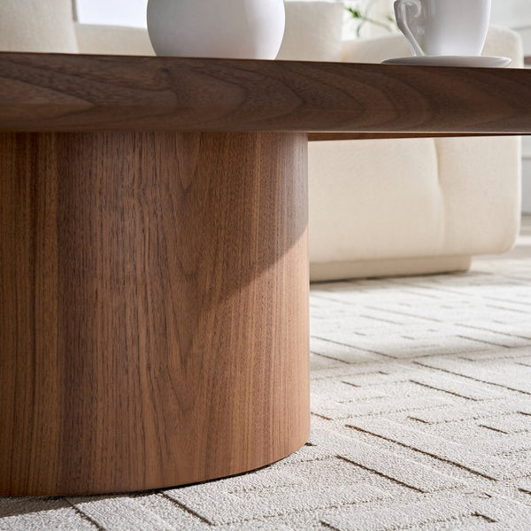 English Elm Square Herringbone Parquet Veneer Coffee Table Low Profile Contemporary Living Room Walnut W2085P384784