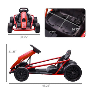 English Elm Aosom Licensed Bmw I4 12v Kids Ride on Car with Remote Suspension and Soft Start Red W2225P217188