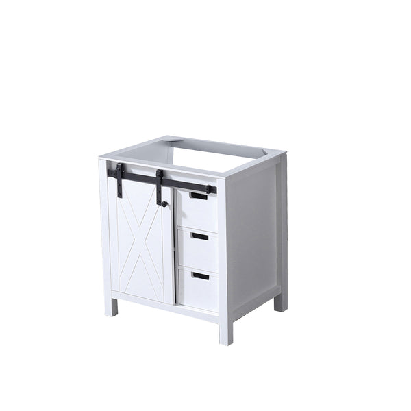 English Elm White 30-in Bath Vanity with Soft-Close Drawers, Solid Wood Frame, Fully Assembled, Spacious Storage B2731P259995
