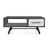 Christopher Knight Home® - Noble House - Burgoyne Mid-Century Modern Coffee Table with Storage