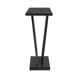 English Elm Christopher Knight Home® - Mirod Acacia Veneer Console Table with V-Base Pedestal, Slim Rectangular Design, 220 lb Capacity Black N760P237962B