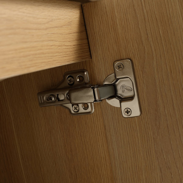English Elm 24" Bathroom Vanity Sink Combo - Modern Oak Cabinet Set With Ample Storage & Soft-Close Doors W1972P204941