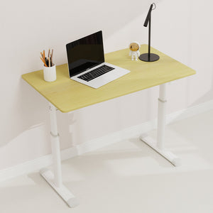 English Elm Adjustable Study Desk For Home & Office – Compact, Hand-Crank Design For Kids & Adults' Comfort W1935P338366