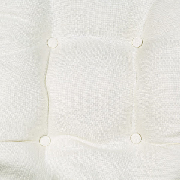 OSP Home Furnishings Tahiti Rattan Swivel Rocker White