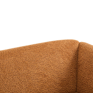 English Elm Christopher Knight Home® - 82Inches Caramel Boucle Sherpa Sofa - Plush Comfort, Modern Design, Cozy Living Room Essential N771P205090W_N771P205091W