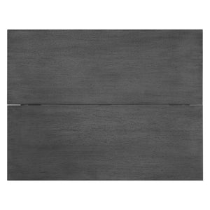 English Elm TOPMAX Farmhouse Extendable Drop Leaf Dining Table Seats 4 Rustic Acacia Veneer MDF Top Solid Wood Legs 47-inch Gray N717P195019E