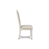 Set of 2 Hoyaa Antique White Side Chairs - Modern, Comfortable, Stylish Seating