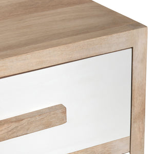 Crestview Collection Transitional 3 Drawer Accent Chest In Mango Wood – Modern Elegance With Natural Finish & Stability Brown Solid Wood Cvfnr4270