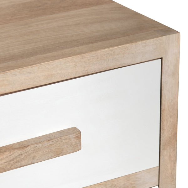 Crestview Collection Transitional 3 Drawer Accent Chest In Mango Wood – Modern Elegance With Natural Finish & Stability Brown Solid Wood Cvfnr4270